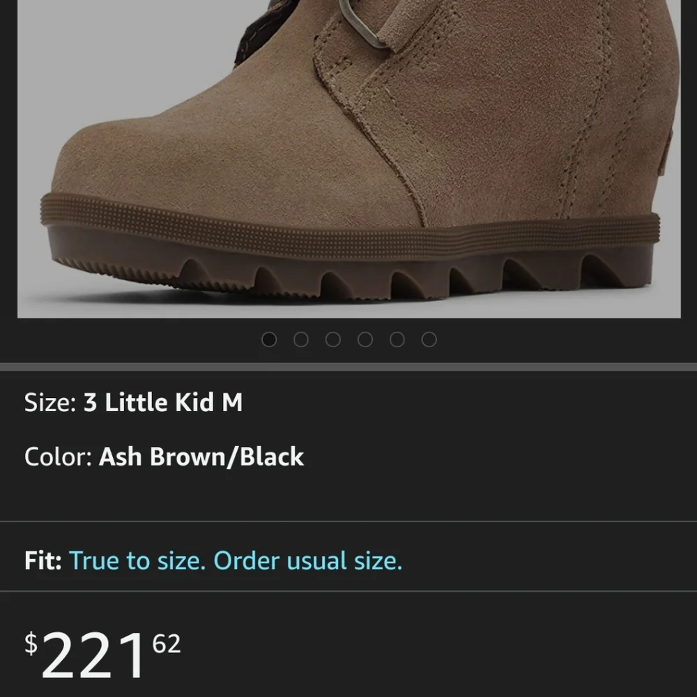 New Sorel Joan of Artic wedge boots ii youth 4